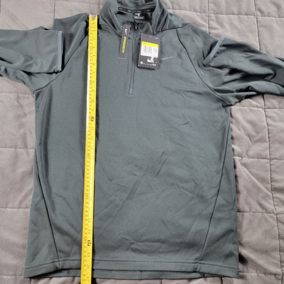 Nike Mens Small Black 1/4 Zip Pullover Long Sleeve Casual Outdoors Training - Picture 8 of 9